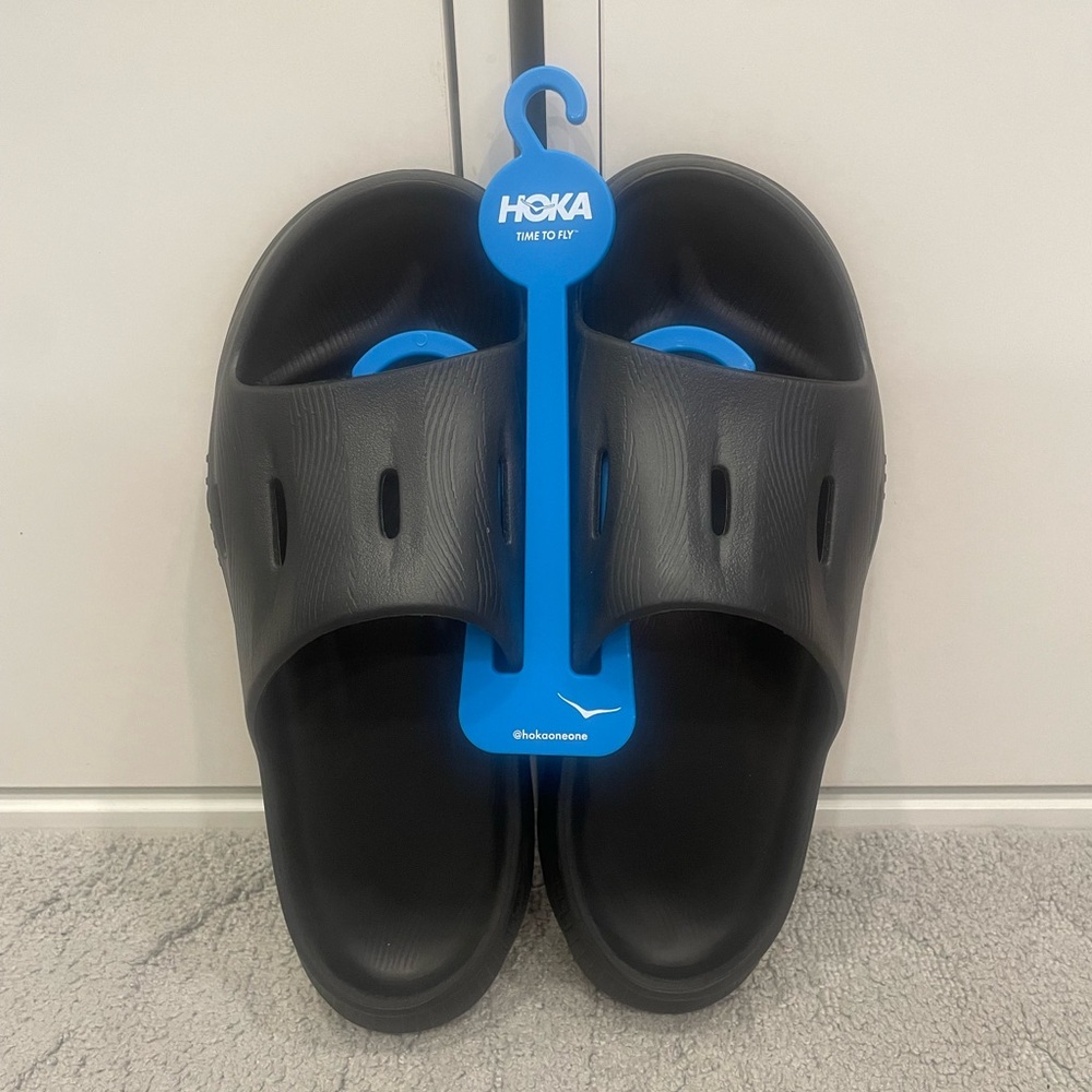 Hoka Ora Recovery Slide 3 in Black, Size M10 / W12